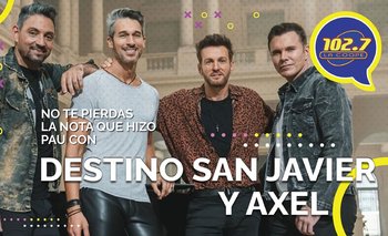 ENTREVISTA | Destino San Javier: "Esta canción junto a Axel nos llena de felicidad" 