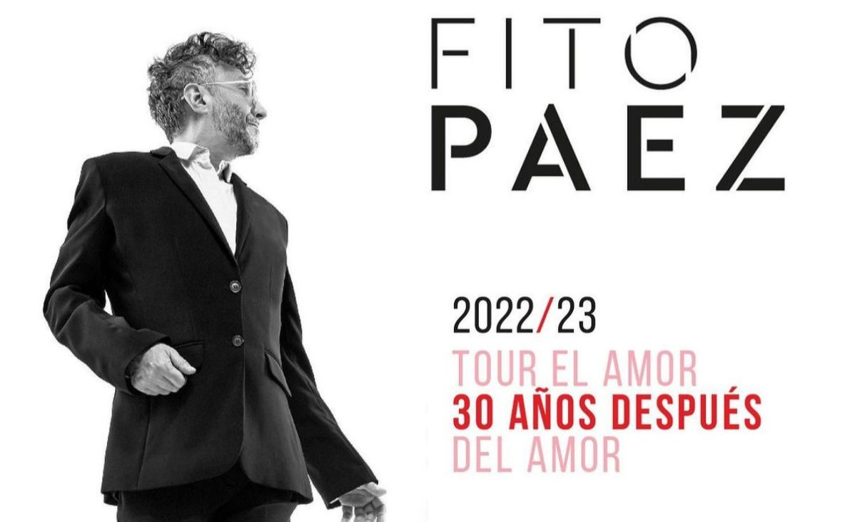 Fito Páez confirmó las fechas de su gira 'El amor 30 años después del amor'