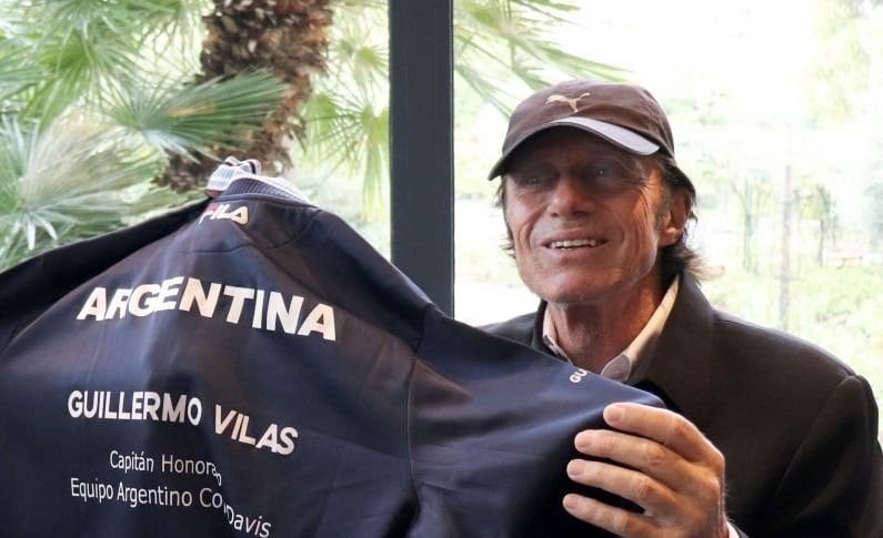 Merecido reconocimiento de la Asociación Argentina de Tenis a Guillermo Vilas