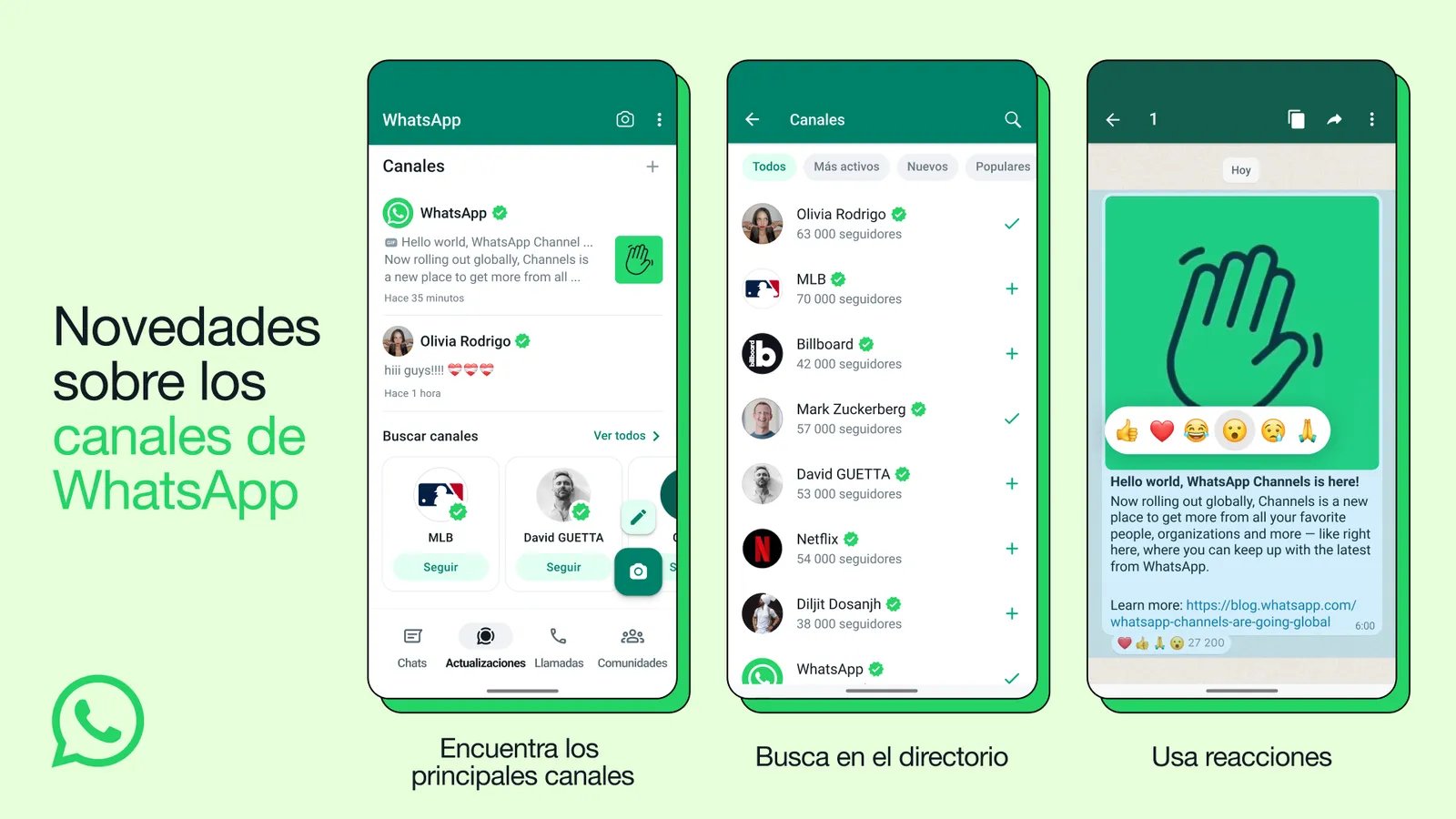 WhatsApp lanza Canales, una nueva forma de comunicación privada y directa
